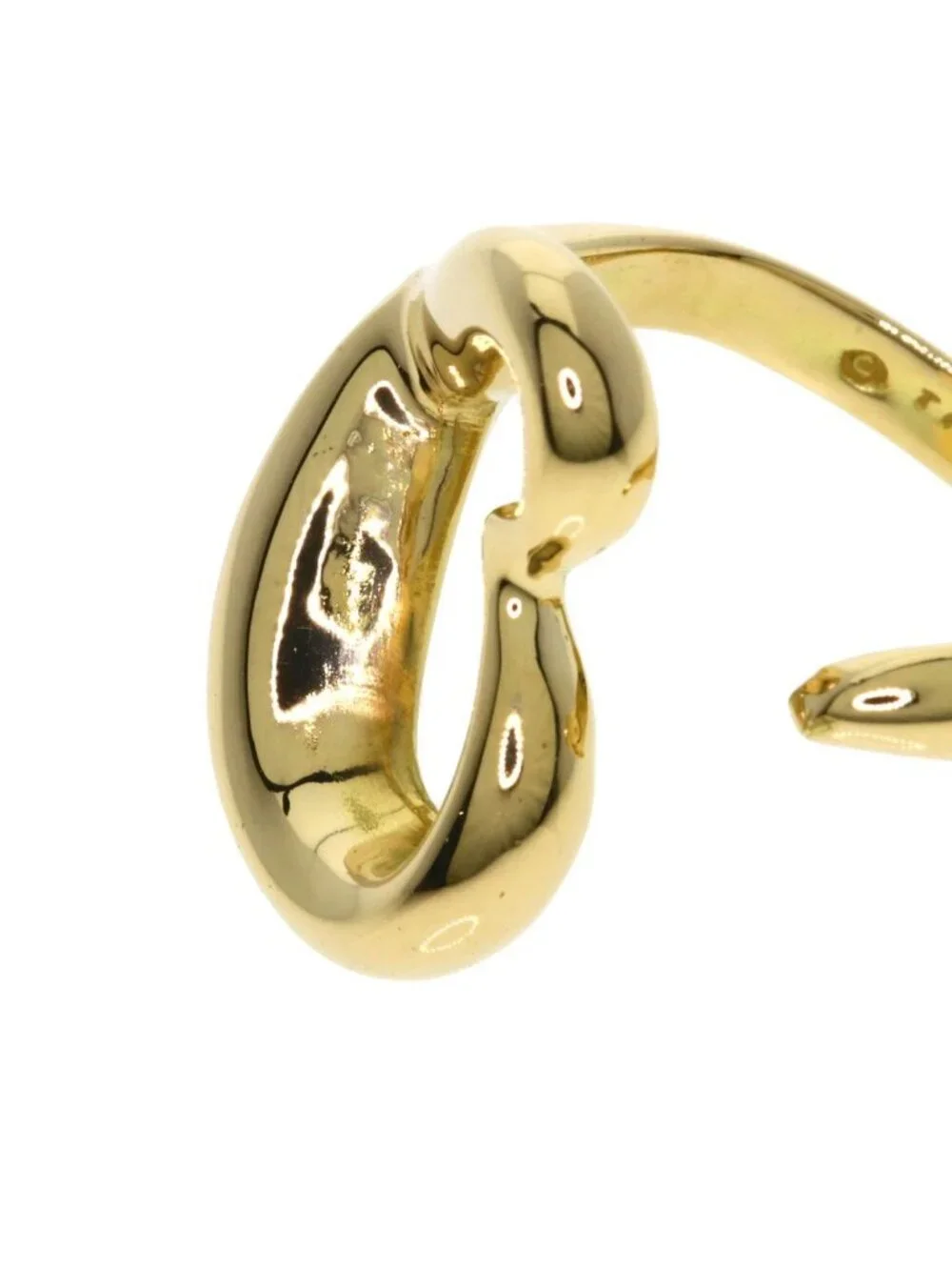 Tiffany & Co Open Heart Ring 18k Yellow Gold
